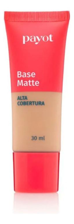 Base Líquida Matte Payot Alta Cobertura 30ml | Com Niacinamida | Oil-Free