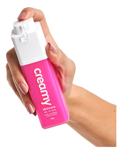 Gel Clareador Creamy Antiacne Noturno 30g | Ácido Mandélico 7% | Clareia Manchas