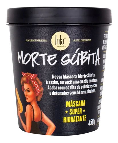 Máscara Capilar Lola Morte Súbita 450g - Hidratação Profunda Vegana