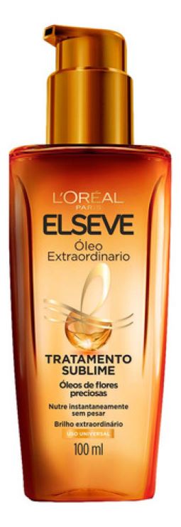 Óleo Finalizador Elseve Extraordinário L'Oréal Paris 100ml | Brilho Intenso & Proteção Térmica