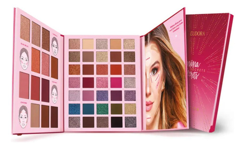 Paleta Multifuncional Niina Secrets Celebration - 47 Cores | Alta Pigmentação