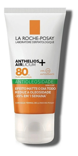 Protetor Solar Anthelios Airlicium FPS 80 La Roche-Posay 40g | Controle de Oleosidade 12h
