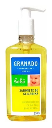 Sabonete Líquido Granado Bebê 250ml | Hidratação Suave | pH Balanceado