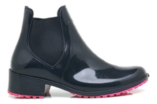 Bota Galocha Feminina Coturno | Impermeável, Cano Médio para Chuva e Estilo