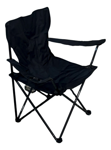 Cadeira Dobrável Camping e Praia Importway | Porta-Copos, Bolsa e Até 95kg