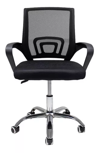 Cadeira Ergonômica Pctop Office Fit 1001 Preta | Estofado em Mesh e Apoio Lombar