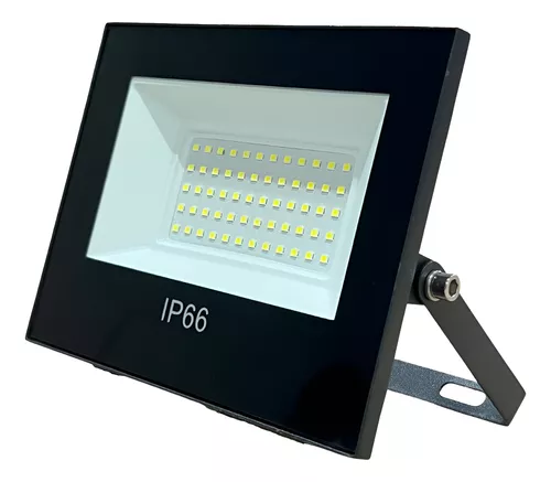 Mini Refletor LED 100W IP66 Bivolt | Luz Fria 6500K, Alumínio SMD e À Prova D'Água