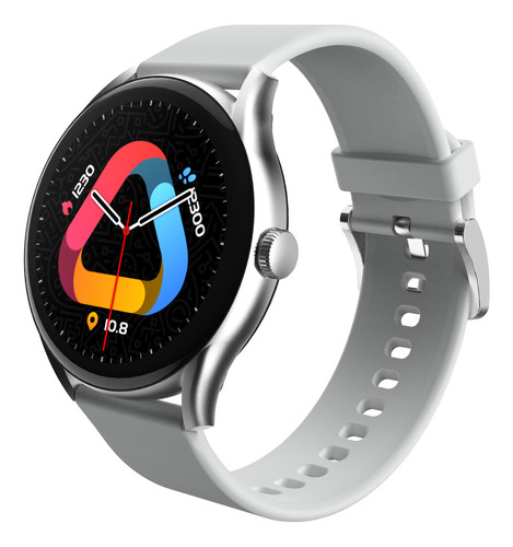 Smartwatch QCY GT S8 Cinza - Tela AMOLED 1.43", IPX8 e Bluetooth