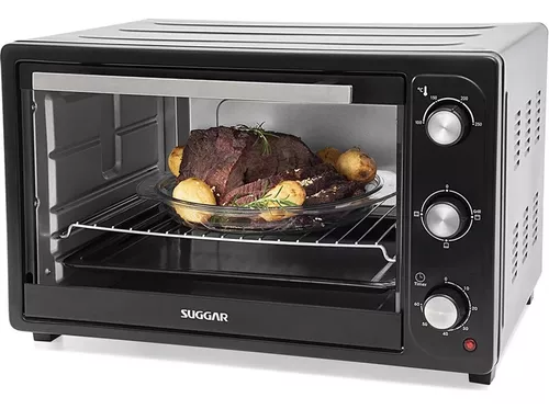 Forno Elétrico de Bancada Suggar FE5012PT 50L | Grill, Timer 60 Min e Grade Deslizante - 220V