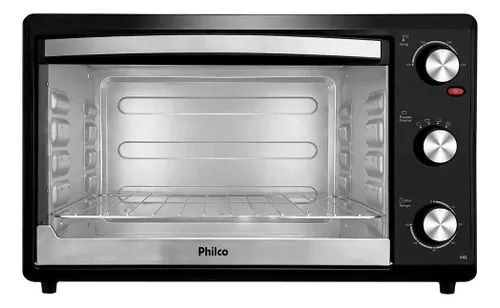 Forno Elétrico Philco PFE44P 44L | Dupla Resistência, Timer 60 Min e Dourador - 220V