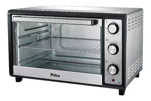 Forno Elétrico Philco PFE60I 60L | Timer 120 Min, Grill e Luz Interna - 110V