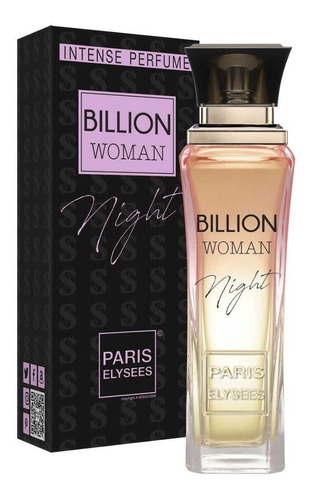 Perfume Feminino Billion Woman Night Paris Elysees 100ml | Floral Oriental